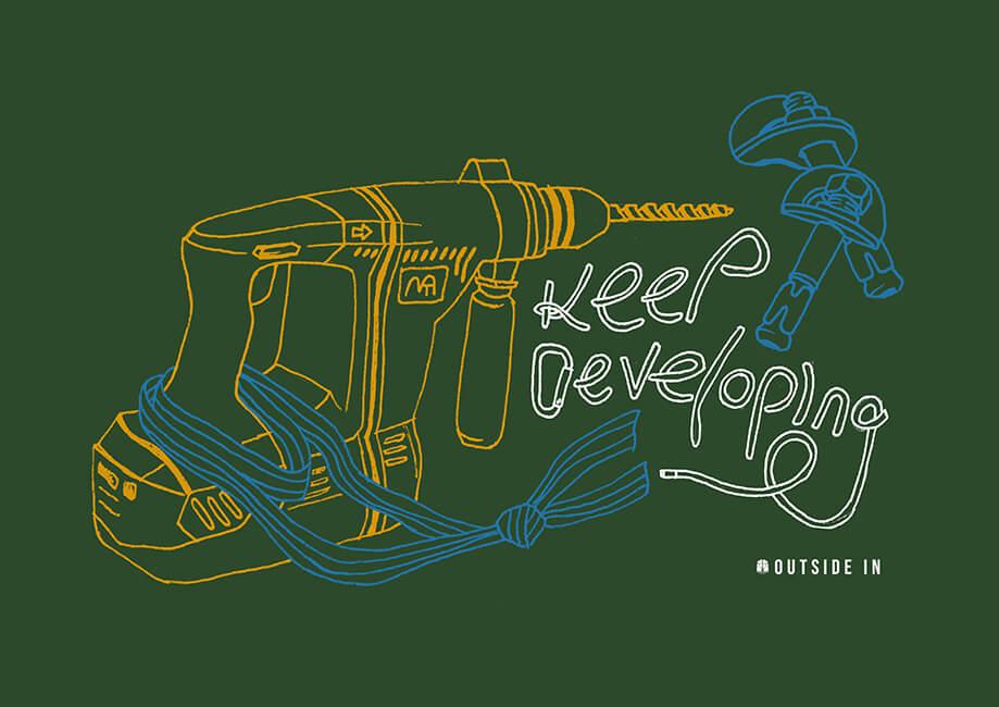 keep developing