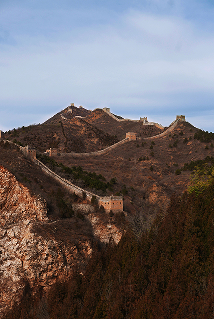 <h4><i> Meandering Great Wall </i></h4>
					<h4><b> Beijing, China <br> Lumix LX 100 <br> November 2018 </b></h4>
					<h4> The Great Wall of China photographed from Simatai. I figured it was a must-see when visiting Beijing. </h4>